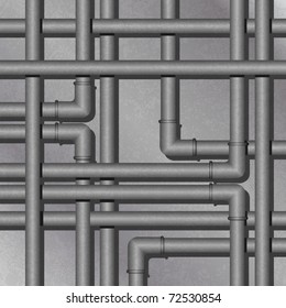 A Metal Steam Pipe, Tube Background