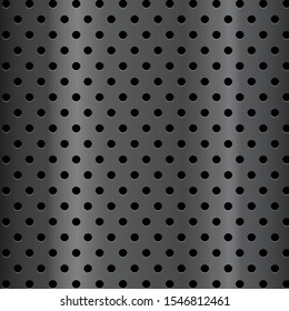 Metal steel texture of holes, halftone pattern