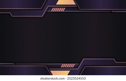 Metal with stripes and lines background. Vector illustration. Smart design for banner.