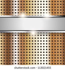 Metal surface, copper iron texture background, 10eps