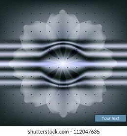 The metal surface of the flower, abstract background