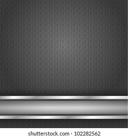 Metal surface, iron texture, vector design element, 10eps