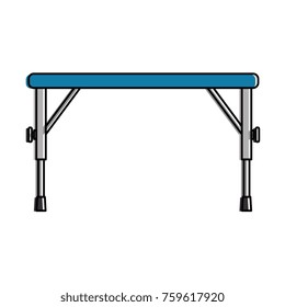 metal table isolated icon