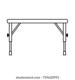 metal table isolated icon