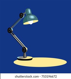 metal table lamp