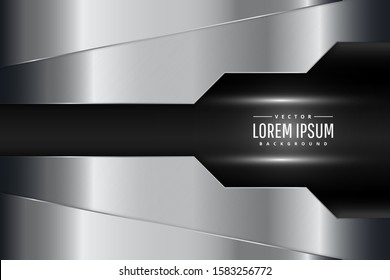 Metal technology background.paper cut style.Art design layout for banner, business, presentations, flyers, posters.Vector illustration.Eps10 