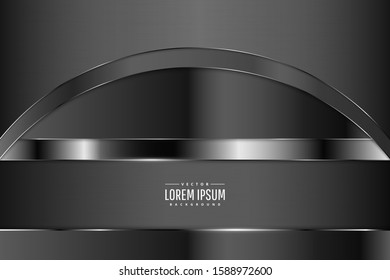 Metal technology background.paper cut style.Art design layout for banner, business, presentations, flyers, posters.Vector illustration.Eps10 