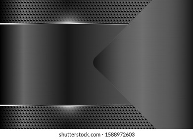 Metal technology background.paper cut style.Art design layout for banner, business, presentations, flyers, posters.Vector illustration.Eps10 