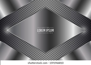 Metal technology background.paper cut style.Art design layout for banner, business, presentations, flyers, posters.Vector illustration.Eps10 