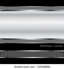 Metal template with texture.vecto