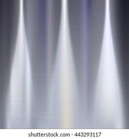 Metal texture background. Metal plate vector editable texture, easy to change size