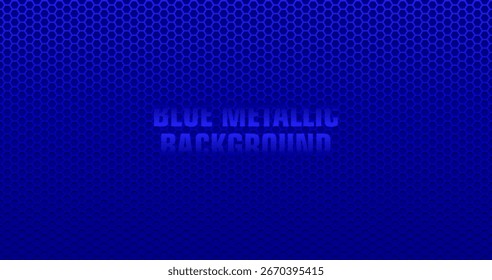 Fondo de textura de metal. Fondo de metal de Vector. Fondo metálico azul. Patrón de metal sin costuras