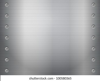 Metal texture background. Vector illustration.