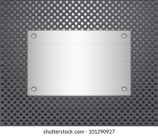 Metal texture background. Vector illustration.