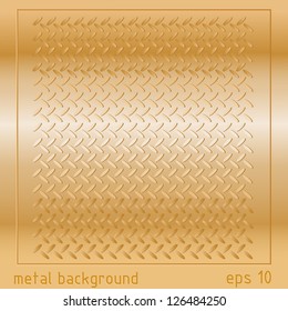 Metal texture background - Vector illustration, Graphic Design editable for your design - Seamless steel plate texture