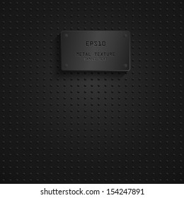 Metal texture background - Vector illustration