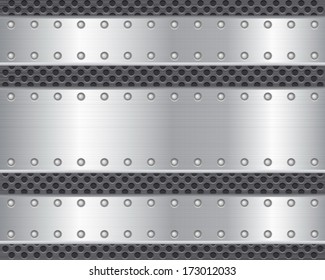 Metal texture background. Vector illustration.