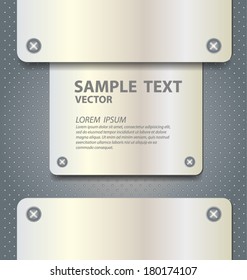 metal texture background vector illustration