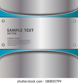 metal texture background vector illustration