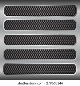Metal texture background. Vector illustration.