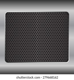 Metal texture background. Vector illustration.
