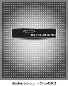 Metal texture with grid background. template design. Vector illustration 