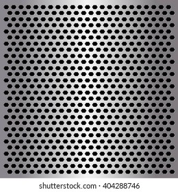 Metal texture with grid background. template design. Vector illustration