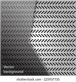 Metal texture with grid background. Vector illustration.