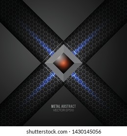 Metal texture lighting in dark scene vector graphics wallpaper backgrounds