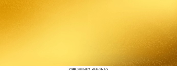 Metal texture paper with gold background color for material pattern surface. Backdrop retro light with shiny vintage abstract for design glitter paint. Yellow foil metal with bronze gold effect.
