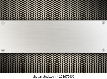 Metal texture, vector illustration 