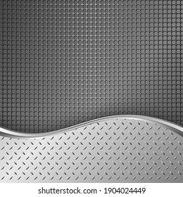 metal textured background - vector illustration