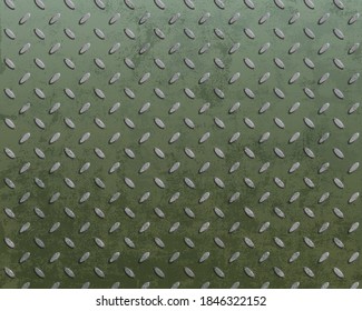 Metal textured plate with pattern. Industrial background. Vector illustration.