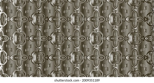Metal textured plate. Steel industrial polished pattern