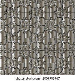Metal textured plate. Steel industrial polished pattern