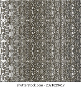 Metal textured plate. Steel industrial polished pattern