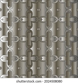 Metal textured plate. Steel industrial polished pattern