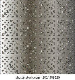 Metal textured plate. Steel industrial polished pattern