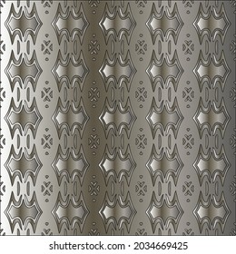 Metal textured plate. Steel industrial polished pattern.Silver metal gradient pattern background