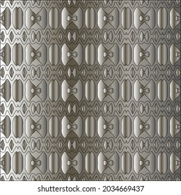 Metal textured plate. Steel industrial polished pattern.Silver metal gradient pattern background
