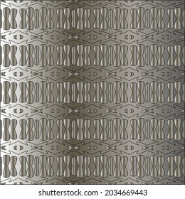 Metal textured plate. Steel industrial polished pattern.Silver metal gradient pattern background