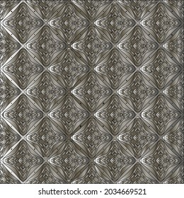 Metal textured plate. Steel industrial polished pattern.Silver metal gradient pattern background