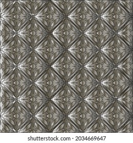 Metal textured plate. Steel industrial polished pattern.Silver metal gradient pattern background