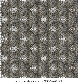Metal textured plate. Steel industrial polished pattern.Silver metal gradient pattern background