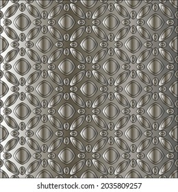 Metal textured plate. Steel industrial polished pattern
