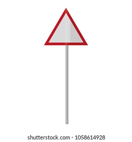metal triangle warning notices frame