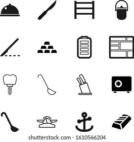 metal vector icon set such as: instrument, drying, fuel, wheelbarrow, digital, trade, meat, catering, shipping, load, plate, market, container, front, hot, wooden, balance, safe, goods, power, export