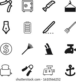 metal vector icon set such as: media, surgery, economy, bread, financial, summer, outdoor, sharp, scalpel, calligraphy, mixer, acid, anchor, green, iron, detail, modern, fountain, security, water