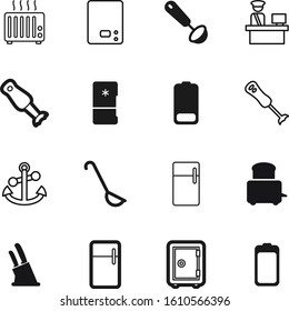 metal vector icon set such as: instrument, professional, marine, passport, anchor, holder, eat, dial, snack, measurement, breakfast, domestic, heater, dinner, cook, gate, traditional, bread, water