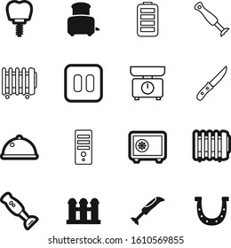 metal vector icon set such as: talisman, protection, pause, wealth, style, grain, play, box, balance, server, drawing, dome, acid, cpu, money, bread, measurement, toaster, gourmet, glossy, electrical